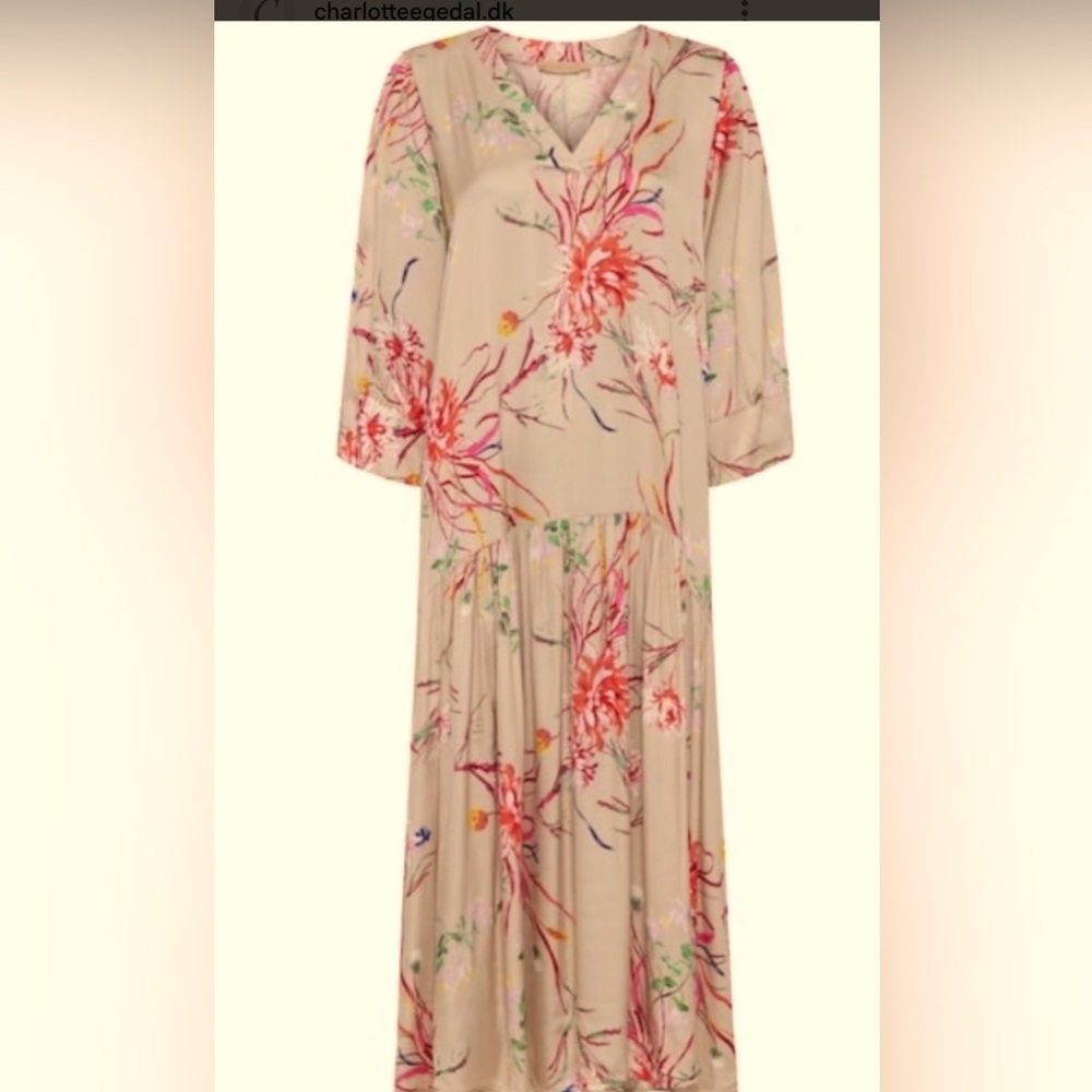 A dress for all seasons 💖 multi coloured floral, midi length.